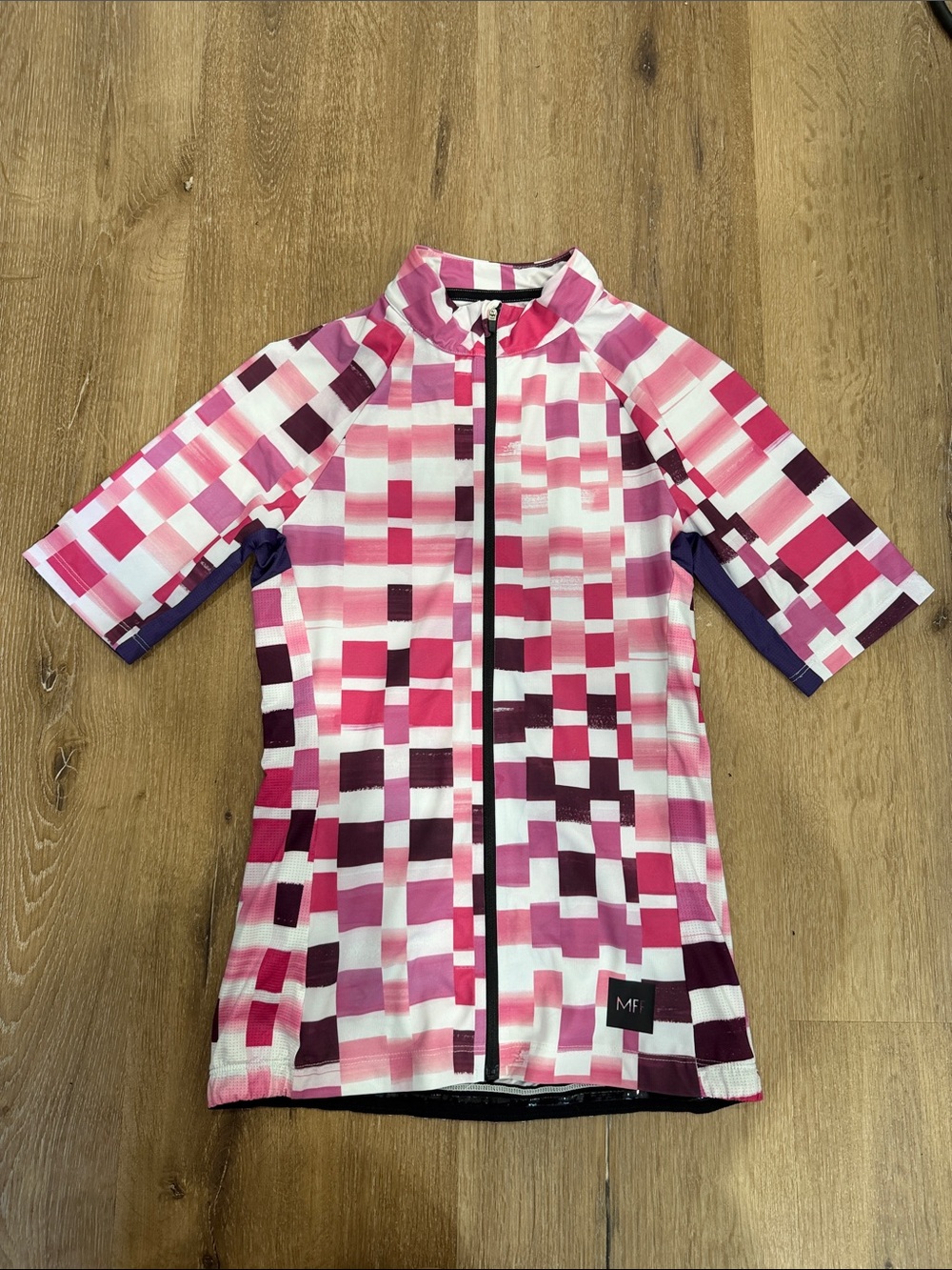 Machines for Freedom MFF women's cycling jersey pink white medium